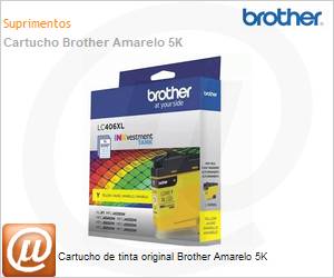 LC406XLYS - Cartucho de tinta original Brother Amarelo 5K 