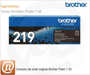 TN219BKBR - Cartucho de toner original Brother Preto 1 2K 