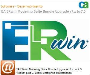 AMSBDL0590073M6 - CA ERwin Modeling Suite Bundle UPGRADE r7.x to 7.3 Product plus 3 Anos Enterprise Maintenance 