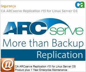 CAXORPL150W00C4 - CA ARCserve Replication r15 for Linux Server OS Product plus 1 Ano Enterprise Maintenance 