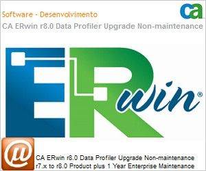 ER8DPUPGRNM00C4 - CA ERwin r8.0 Data Profiler UPGRADE Non-maintenance r7.x to r8.0 Product plus 1 Ano Enterprise Maintenance 