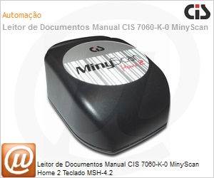 SRTEC-7060-K-0 - Leitor de Documentos Manual CIS 7060-K-0 MinyScan Home 2 Teclado MSH-4.2