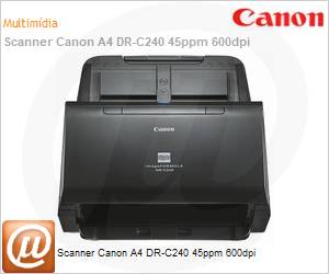 0651C014AA - Scanner Canon A4 DR-C240 45ppm 600dpi
