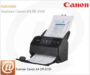 4044C011AA - Scanner Canon imageFORMULA DR-S150 45ppm 600dpi ADF USB Wi-Fi Rede Duplex