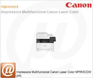 5158C021AA - Impressora Multifuncional Canon Laser Color MF654CDW (A4) 