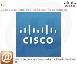 CAB-250V-10A-BR= - Cabo Cisco Cabo de energia padro de tomada Brasileiro, 10A