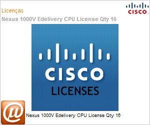 L-N1K-VLCPU-16= - Nexus 1000V Edelivery CPU License Qty 16 
