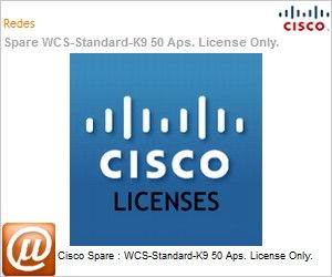WCS-APBASE-50= - Cisco Spare : WCS-Standard-K9 50 Aps. License Only. 