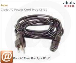 CAB-AC-C5= - Cisco AC Power Cord Type C5 US