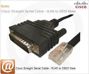 CAB-CONAUX - Cisco Straight Serial Cable - RJ45 to DB25 Male