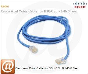 CAB-DSU-RJ45= - Cisco Azul Color Cable for DSU/CSU RJ-45 6 Feet