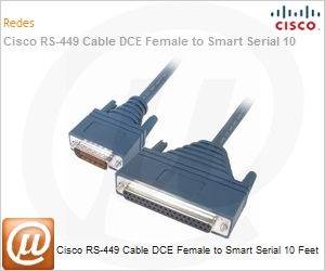 CAB-SS-449FC= - Cisco RS-449 Cable DCE Female to Smart Serial 10 Feet
