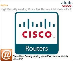 NM-HDA-4FXS= - Cisco High Density Analog Voice/Fax Network Module with 4 FXS