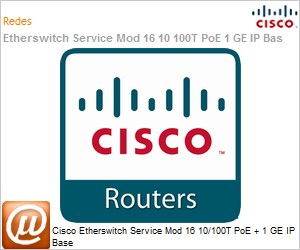 NME-16ES-1G-P= - Cisco Etherswitch Service Mod 16 10/100T PoE + 1 GE IP Base