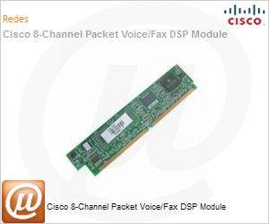 PVDM2-8 - Cisco 8-Channel Packet Voice/Fax DSP Module