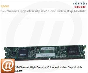 PVDM3-32= - 32-Channel High-Density Voice and vdeo Dsp Module Spare