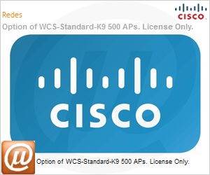 WCS-APBASE-500 - Option of WCS-Standard-K9 500 APs. License Only.