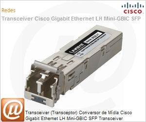 MGBLH1 - Transceiver (Transceptor) Conversor de Mdia Cisco Gigabit Ethernet LH Mini-GBIC SFP Transceiver