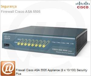 ASA5505-SEC-BUN-K8 - Firewall Cisco ASA 5505 Appliance (8 x 10/100) Security Plus