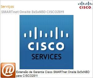 CON-OS-2811 - Extenso de Garantia Cisco SMARTnet Onsite 8x5xNBD para CISCO2811 