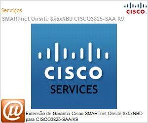CON-OS-3825SAA - Extenso de Garantia Cisco SMARTnet Onsite 8x5xNBD para CISCO3825-SAA/K9 