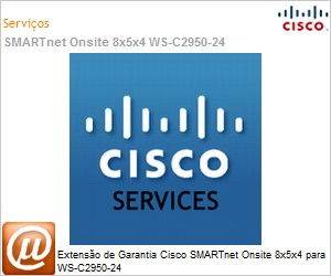 CON-OSE-C2950-24 - Extenso de Garantia Cisco SMARTnet Onsite 8x5x4 para WS-C2950-24 