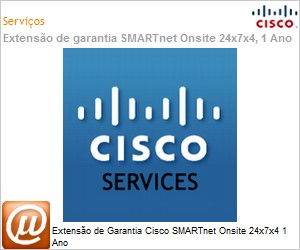 CON-OSP-CS1812K9 - Extenso de Garantia Cisco SMARTnet Onsite 24x7x4 1 Ano 