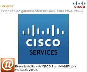 CON-SMBS-C29602TC - Extenso de Garantia CISCO Start 8x5xNBD para WS-C2960-24TC-L 