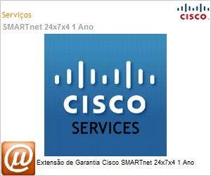 CON-SNTP-XCVXC - Extenso de Garantia Cisco SMARTnet 24x7x4 1 Ano 