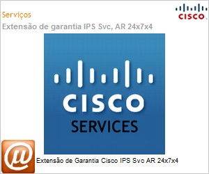 CON-SU3-AS2A10K9 - Extenso de Garantia Cisco IPS Svc AR 24x7x4 