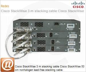 CAB-STACK-3M= - Cisco StackWise 3 m stacking cable Cisco StackWise 50 cm nonhalogen lead-free stacking cable