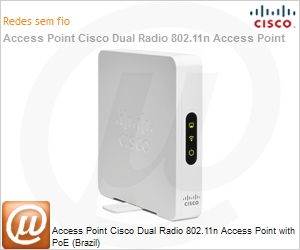 WAP131-A-K9-BR - Access Point Cisco Dual Radio 802.11n Access Point with PoE (Brazil)