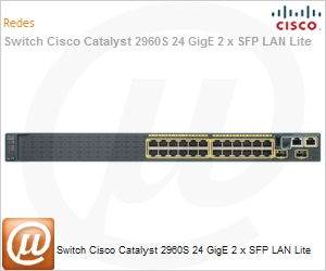 WS-C2960S-24TS-S - Switch Cisco Catalyst 2960S 24 GigE 2 x SFP LAN Lite