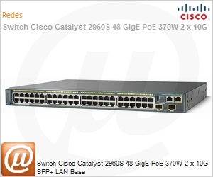 WS-C2960S-48LPD-L - Switch Cisco Catalyst 2960S 48 GigE PoE 370W 2 x 10G SFP+ LAN Base