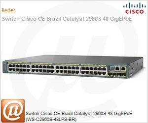 WS-C2960S-48LPS-BR= - Switch Cisco CE Brazil Catalyst 2960S 48 GigEPoE (WS-C2960S-48LPS-BR)
