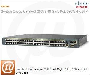 WS-C2960S-48LPS-L - Switch Cisco Catalyst 2960S 48 GigE PoE 370W 4 x SFP LAN Base