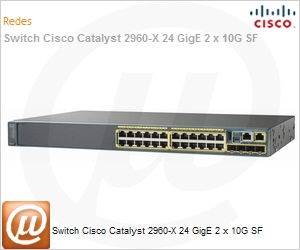 WS-C2960X-24TD-L - Switch Cisco Catalyst 2960-X 24 GigE 2 x 10G SF