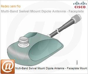 3G-ANTM1919D= - Multi-Band Swivel Mount Dipole Antenna - Faceplate Mount