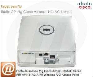 AIR-AP1131AG-A-K9 - Ponto de acesso 11g Cisco Aironet 1131AG Series AIR-AP1131AG-A-K9 Wi-Fi A/G Access Point