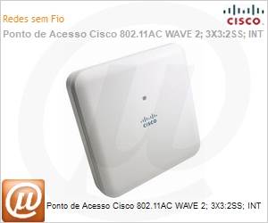 AIR-AP1832I-Z-K9 - Ponto de acesso Cisco802.11AC WAVE 2; 3X3:2SS; INT