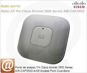 AIR-CAP3502I-A-K9 - Ponto de acesso 11n Cisco Aironet 3500 Series AIR-CAP3502I-A-K9 Access Point Dual-Band Controller-based 802.11a/g/n