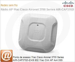 AIR-CAP3702I-Z-K9 - Ponto de acesso 11ac Cisco Aironet 3700 Series AIR-CAP3702I-Z-K9 802.11ac Ctrlr AP 4x4:3SS w/CleanAir; Int Ant; Z Reg Domain
