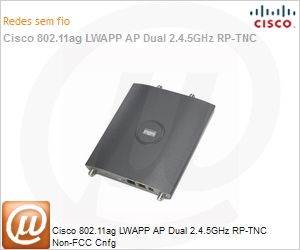 AIR-LAP1242AG-N-K9 - Cisco 802.11ag LWAPP AP Dual 2.4.5GHz RP-TNC Non-FCC Cnfg