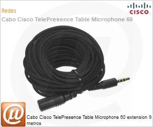CAB-MIC-T60EXT= - Cabo Cisco TelePresence Table Microphone 60 extension 9 metros
