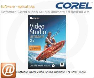 VSPRX7ULENMB - Software Corel Video Studio Ultimate EN BoxFull AM