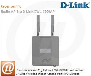 DWL-3200AP - Ponto de acesso 11g D-Link DWL-3200AP AirPremier 2.4GHz Wireless Indoor Access Point 54/108Mbps