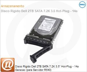 400-ATKJ - Unidade de Disco Rgido (HD) 2TB DELL SATA 7.2K 3.5" 