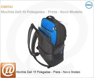 460-BCFE - Mochila Dell 15 Polegadas - Preta - Novo Modelo