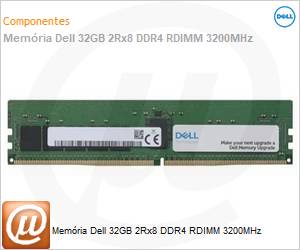 AB614353 - Memria Dell 32GB 2Rx8 DDR4 RDIMM 3200MHz 