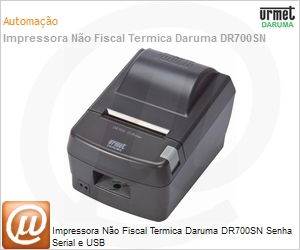 614001146 - Impressora No Fiscal Termica Daruma DR700SN Senha Serial e USB